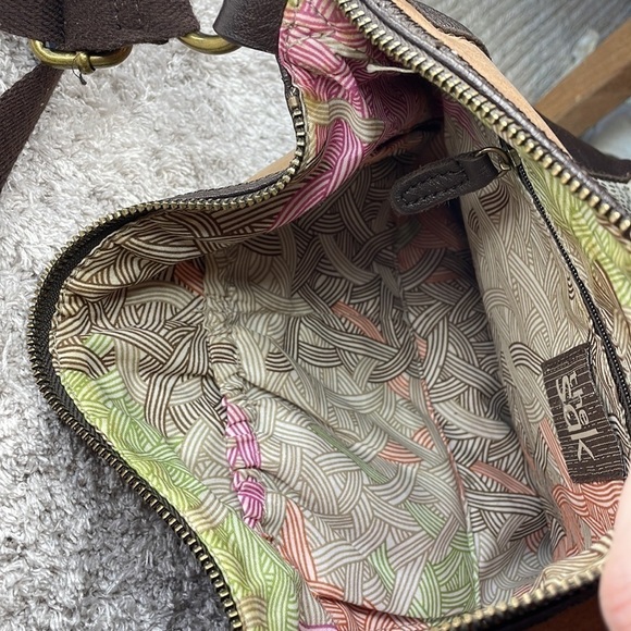 THE SAK | WOMENS THE SAK LEATHER & REPTILE ADJUSTABLE BROWN TONE CROSSBO… - Picture 7 of 11